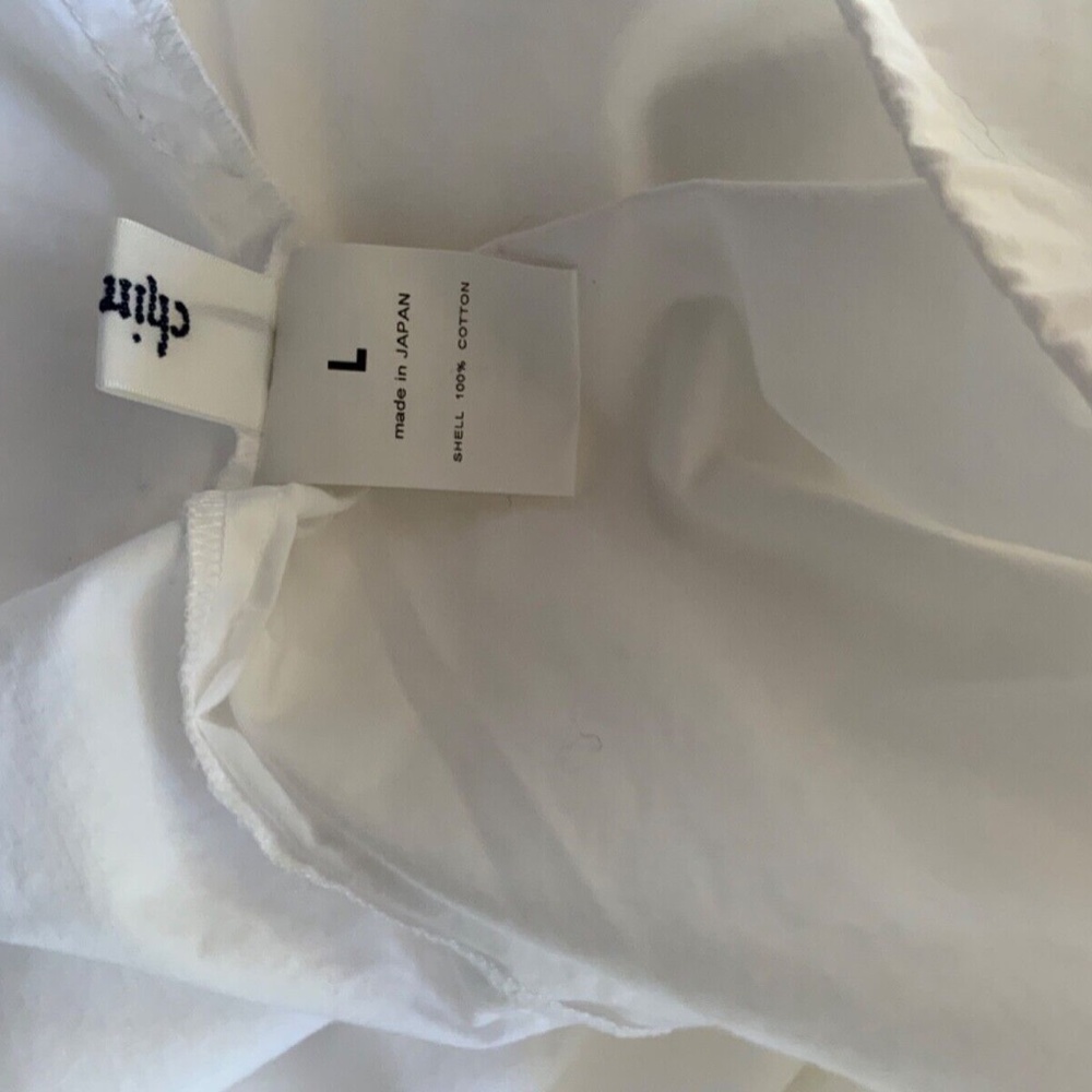 Chimala Long Sleeve White Cotton Top (L) - Picture 8 of 9